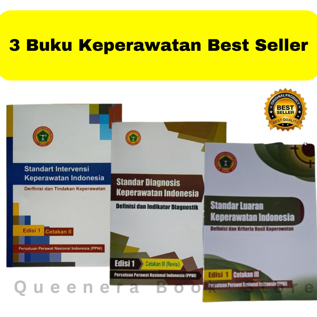 Jual Buku Paket Keperawatan 3S PPNI Edisi Revisi Terbaru 3S ( SDKI,SIKI ...