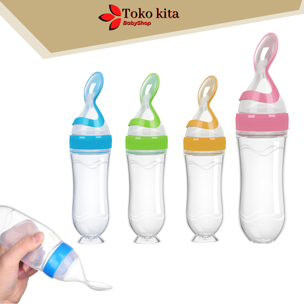 Jual Sendok Botol Silikon Bayi Mpasi Lembut Bayi Shopee Indonesia