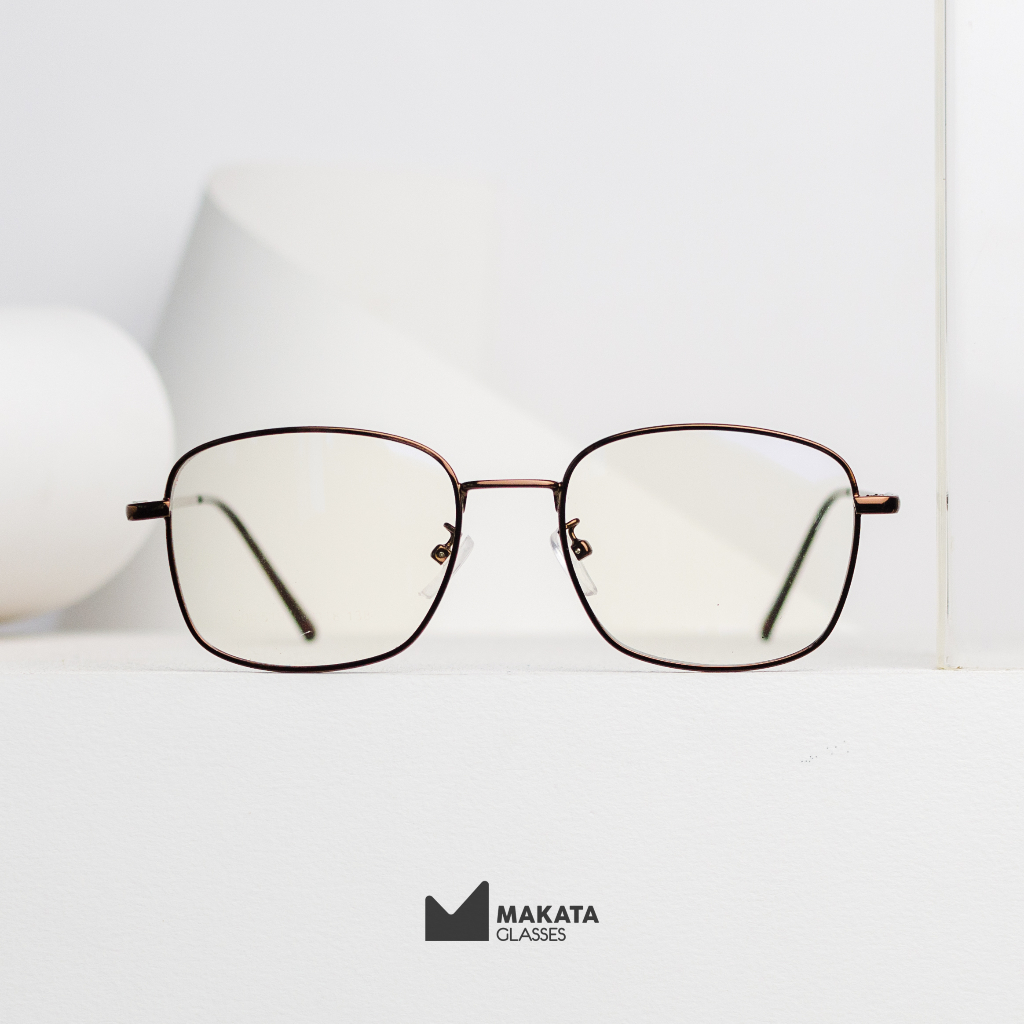 Jual MakataGlasses -Frame Kotak Full Besi- SENDARI 03 | Shopee Indonesia