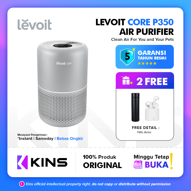 Jual Levoit Core P350 Pet Care Air Purifier True HEPA H13 Filter ...