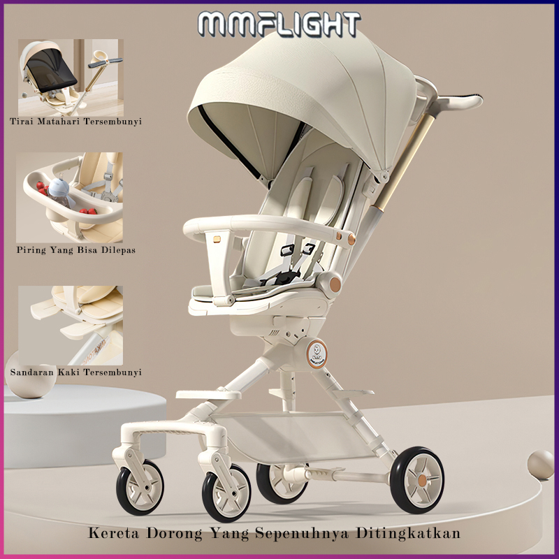 Jual Mmflight Stroller Bayi Kereta Dorong Bayi 2 Arah Traveling Dilipat Bisa Duduk Dan Berbaring Shopee Indonesia