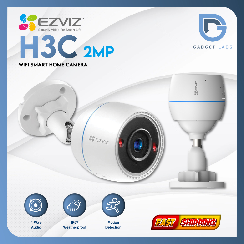 Jual IP Camera EZVIZ H3C 1080p CCTV Outdoor Waterproof Colour Night ...