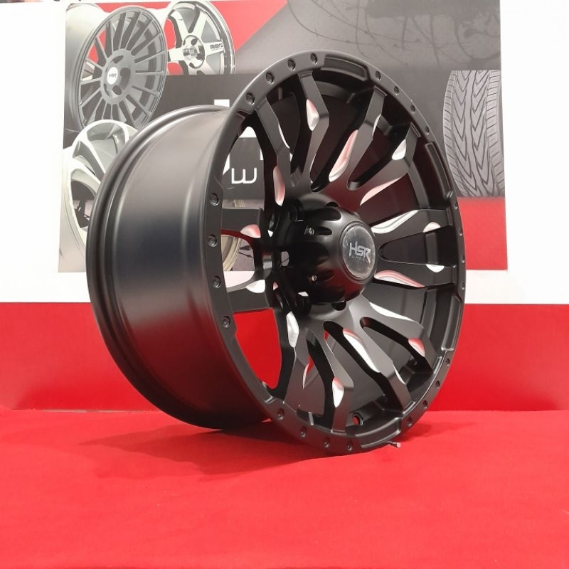 Jual Velg Mobil Offroad Hsr Burneh Ring 18 Pcs 6x139,7 Bt50 Hilux ...