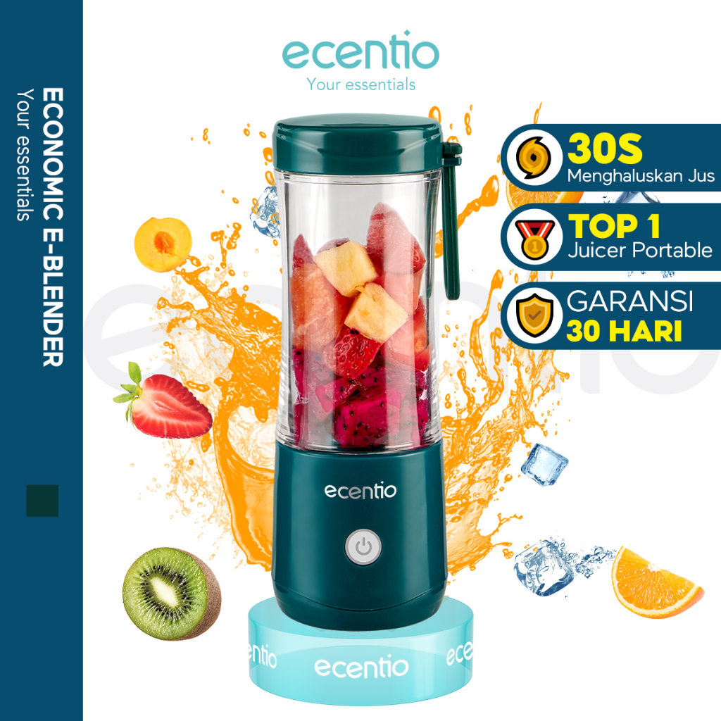 Jual ecentio juicer 6 mata pisau Juicer Blender 380ml Portable Jus juicer mini Usb Mini Mixer