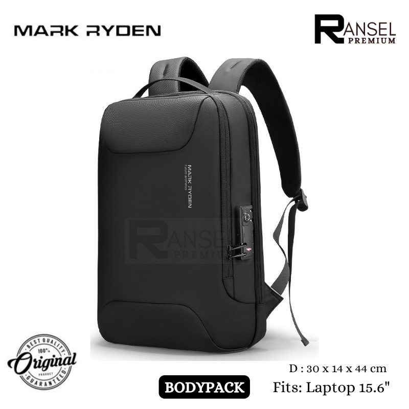 Jual MARK RYDEN Backpack Bag WITH TSA LOCK Tas Ransel Laptop 15.6