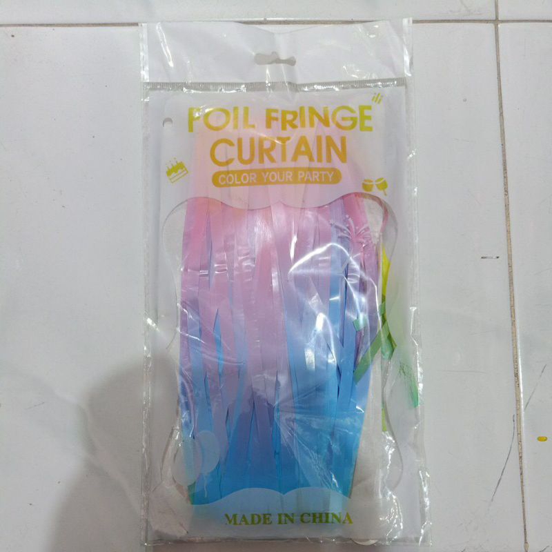 Jual BOS Tirai Foil panjang ± 2 meter lebar ± 1 meter backdrop curtain ...