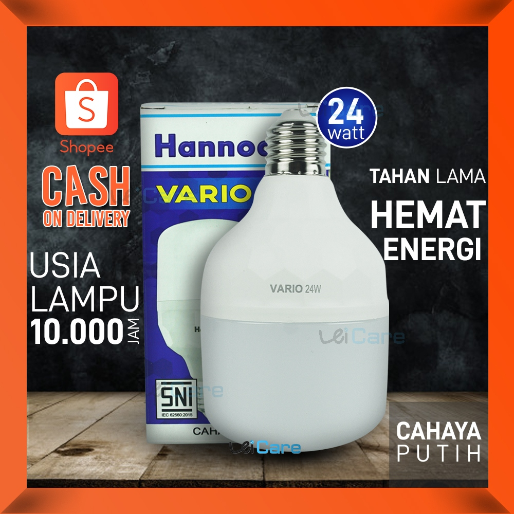 Jual Hannochs VARIO 24 Watt Lampu Bohlam Hemat Energi Cahaya Lampu ...