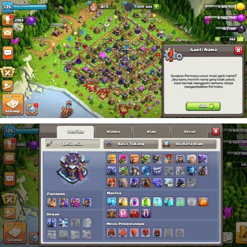 Jual akun coc th 15 | Shopee Indonesia