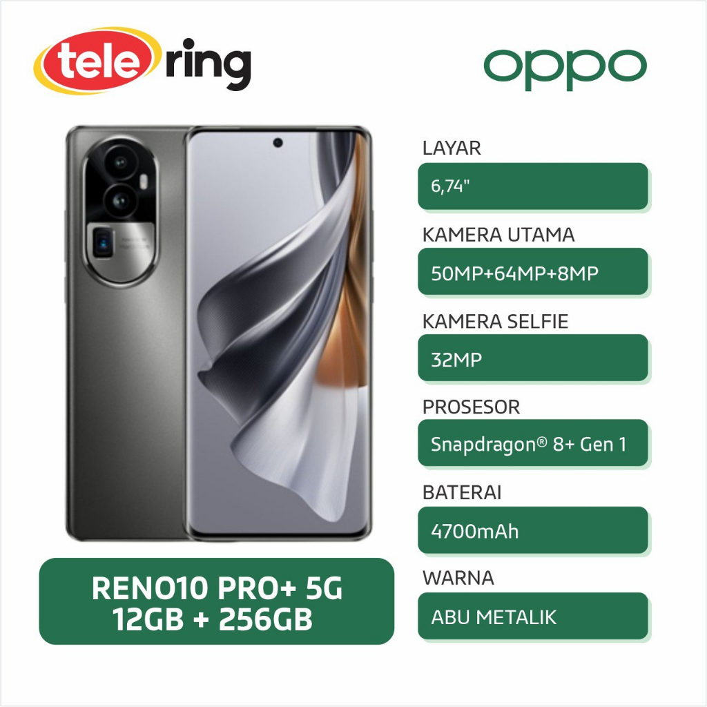 Jual OPPO RENO 10 PRO+ 5G 12/256GB | Shopee Indonesia