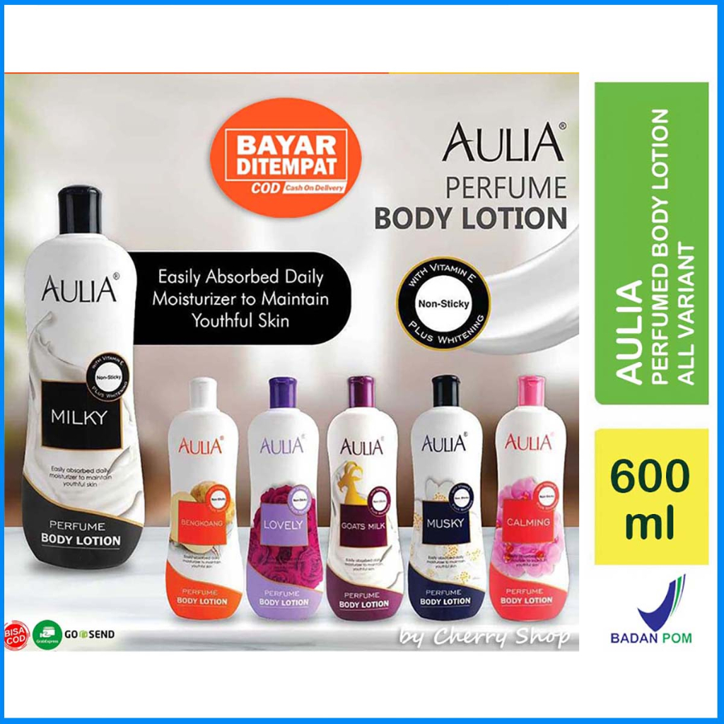 Jual [500ML 600ML] [BPOM] Aulia Perfume Body Lotion 500ml 600ml