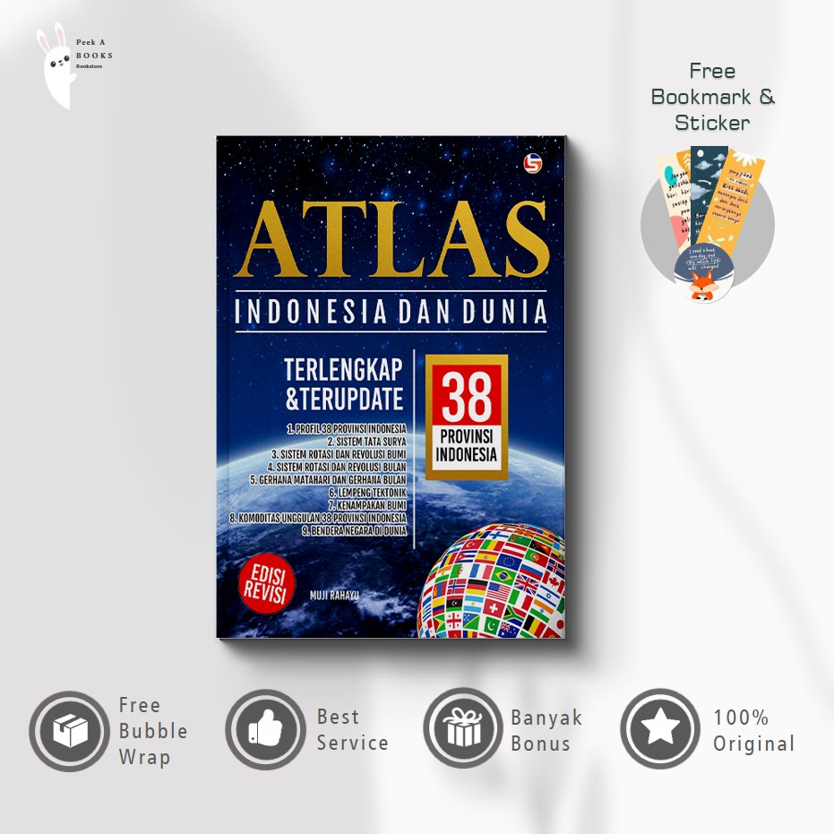 Jual Buku Atlas Indonesia Dan Dunia : Terlengkap Dan Terupdate | Terang ...