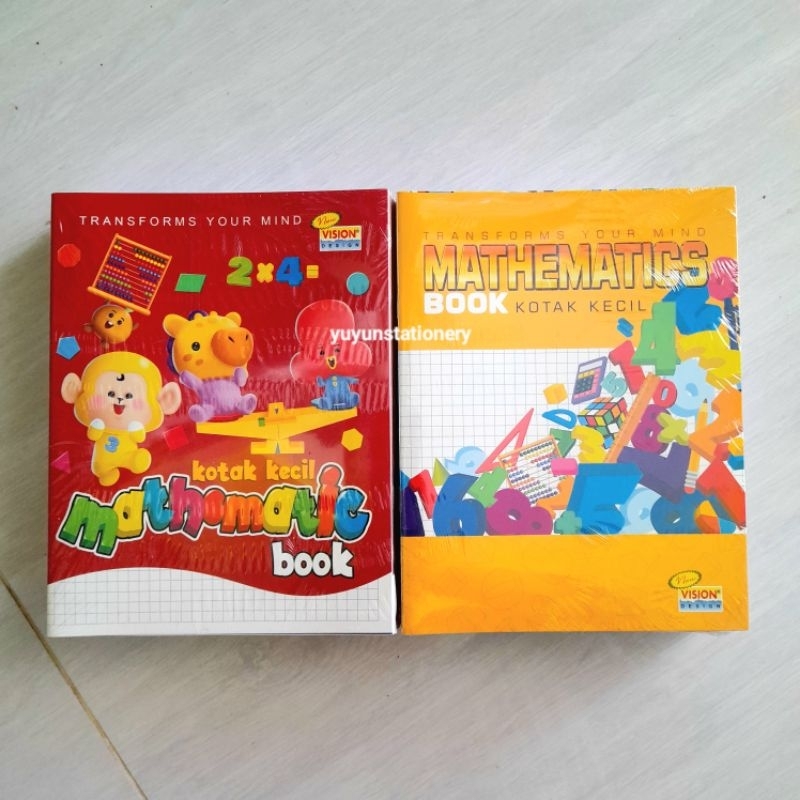 Jual (Isi 10) Buku Matematika Kotak Kecil/Tanggung/Besar Vision 38 ...