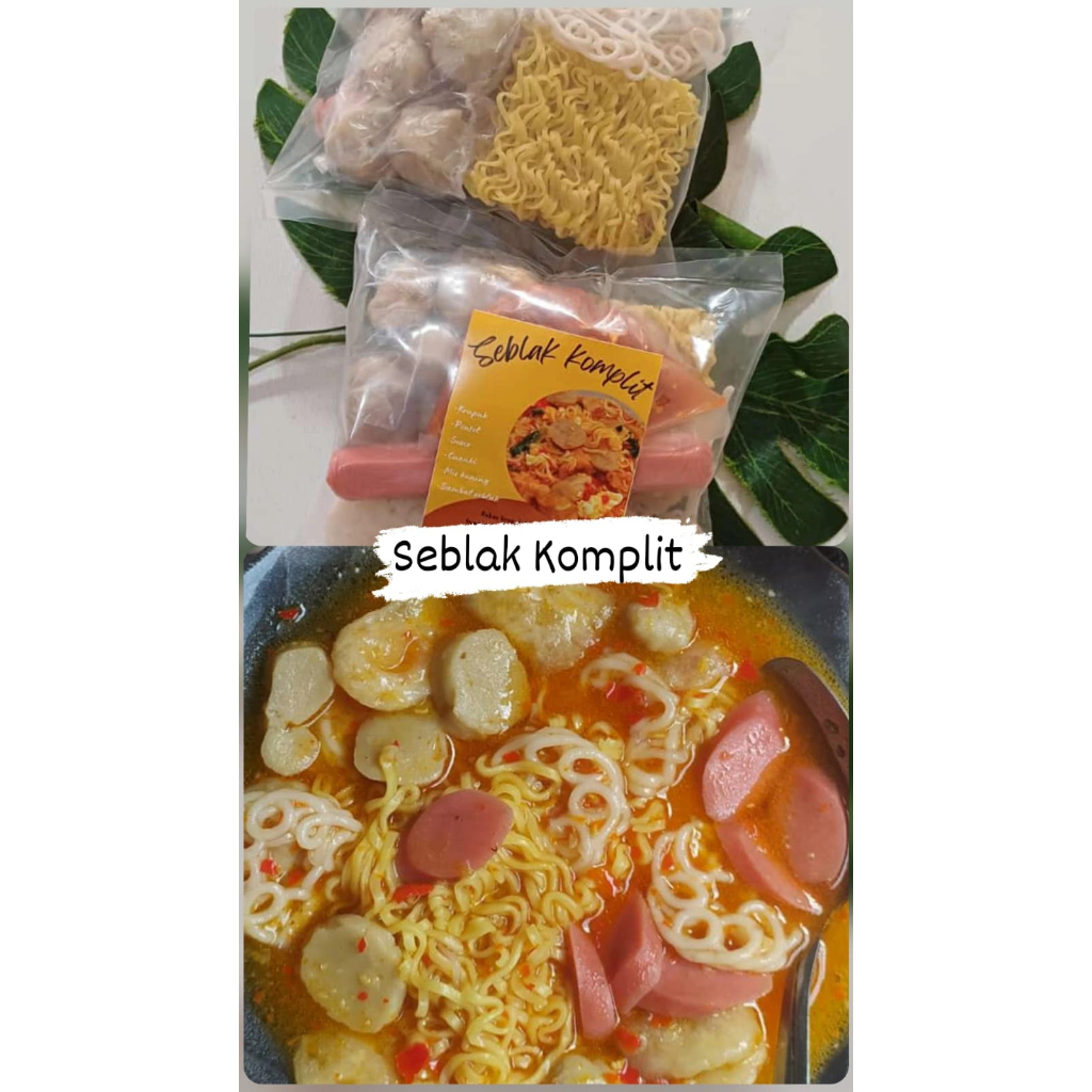 Jual SEBLAK KOMPLIT 160GR/ SEBLAK PEDAS | Shopee Indonesia