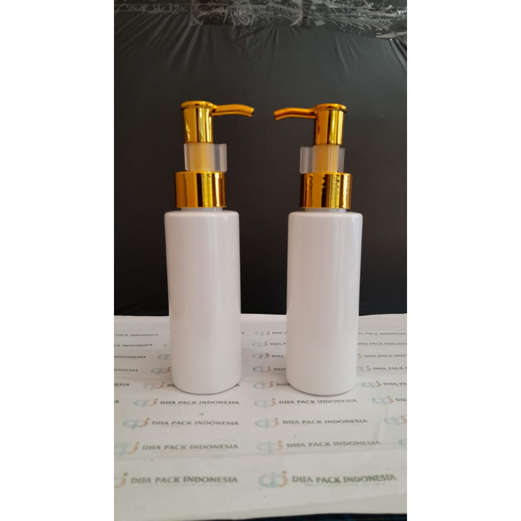 Jual Botol RF 100ml Pumplotion Luxury Emas Body Putih Dove | Shopee ...