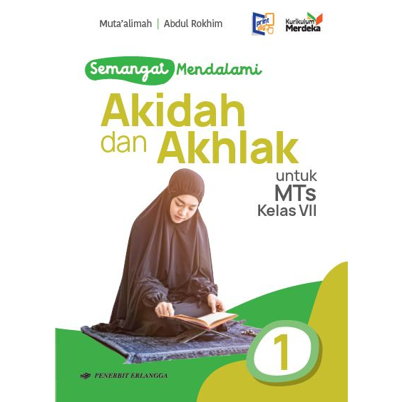 Jual BUKU AKIDAH AKHLAK SMP MTS KELAS 7 8 9 KURIKULUM MERDEKA ERLANGGA ...