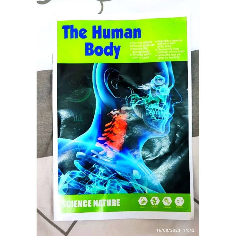 Jual Poster Human Body Dan Buku Human Body Anatomy Science Nature 