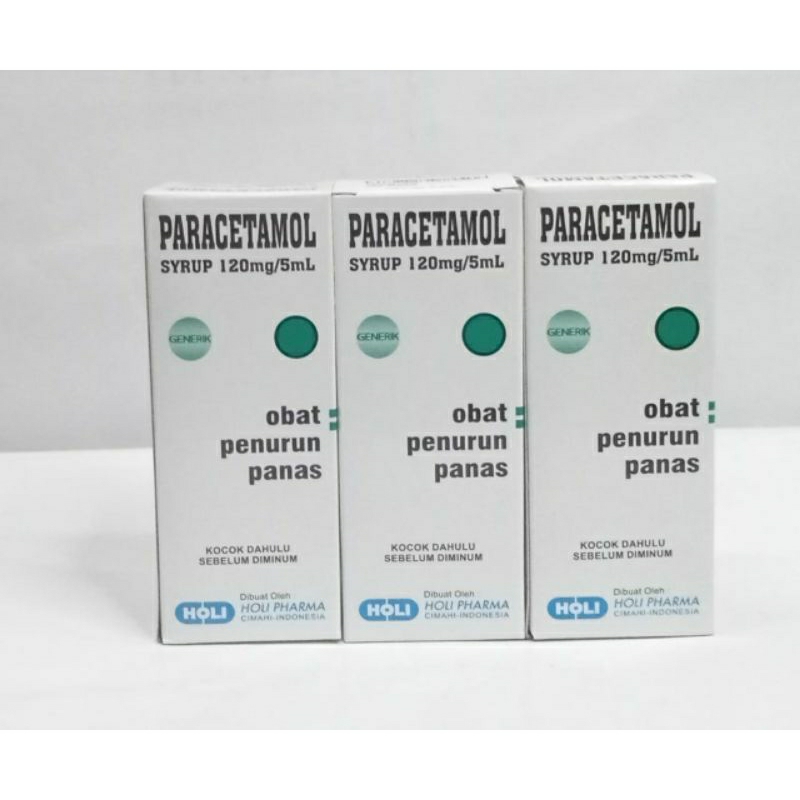 Jual Paracetamol Syrup 60 Ml Holi Shopee Indonesia