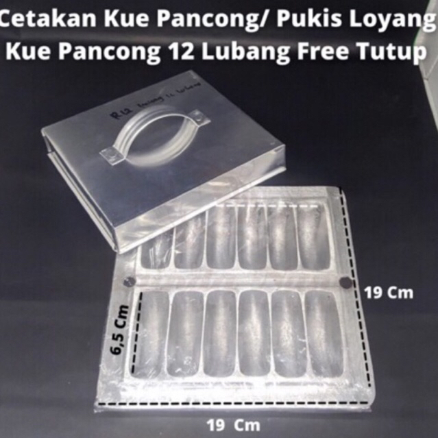 Jual Cetakan Kue Bandros Pukis Pancong 12 16 20 Lubang Anti Lengket ...