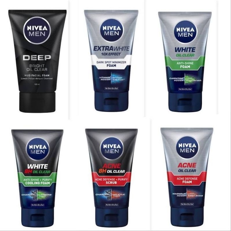Jual NIVEA MEN FACIAL WASH 100ML Shopee Indonesia