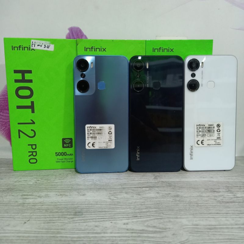 Jual INFINIX HOT 12 PRO 8/128 SECOND FULLSET | Shopee Indonesia