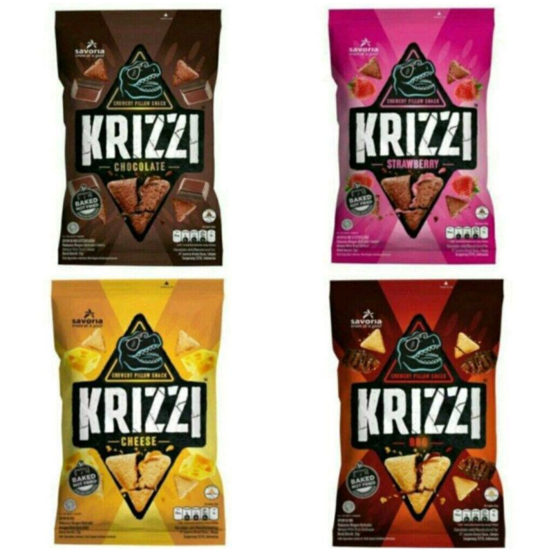 Jual KRIZZI Crunchy Pillow Snack 50gr Shopee Indonesia