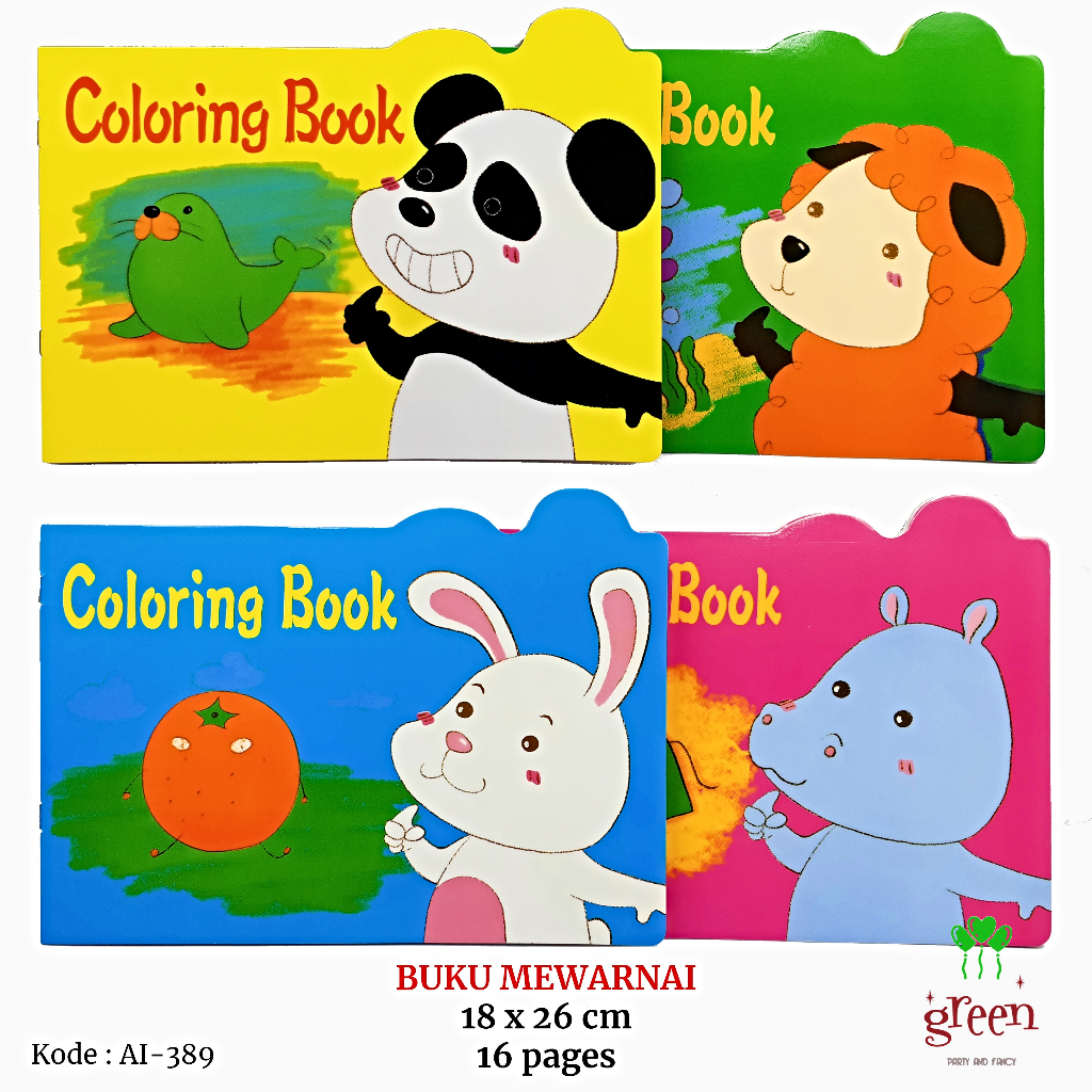 Jual Buku Mewarnai 16 Halaman Coloring Book Buku Mewarnai Anak Buku ...