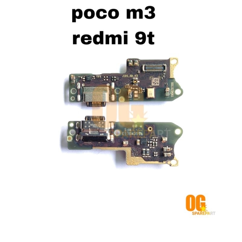 Jual Konektor Charger Poco M3 Redmi 9t Original 100 Ic Smart Fast Charging Papan Cas Pcb Board 9874