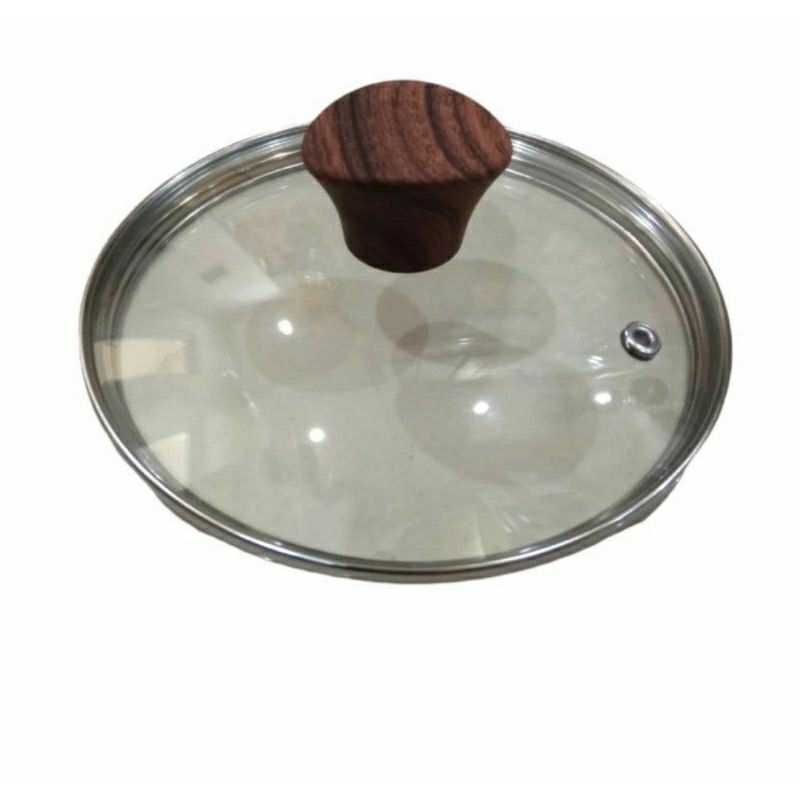 Jual Tutup Kuali Tutup Panci 12cm 14cm 16cm 36cm Tutup Kaca Glass Lid ...