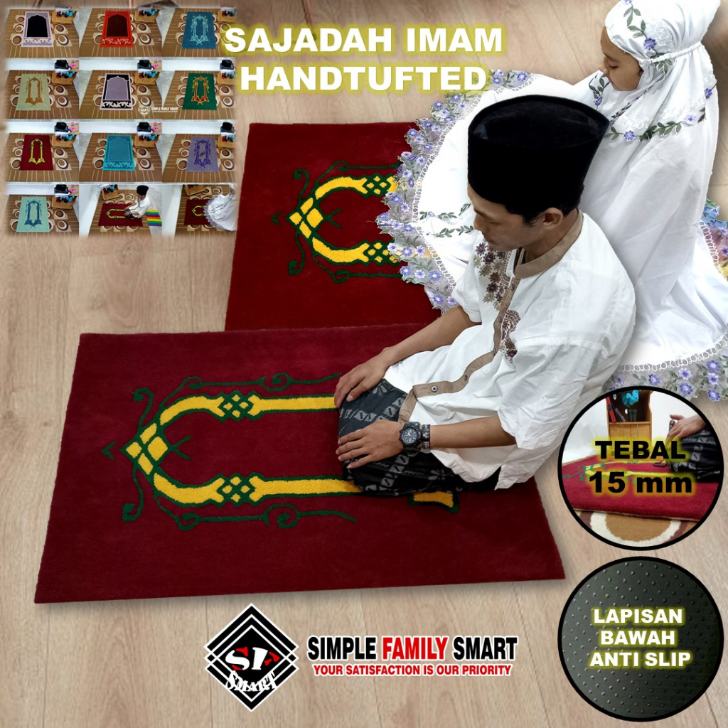 Jual Big size 120x80 cm sajadah imam empuk dan tebal /sajadah ...