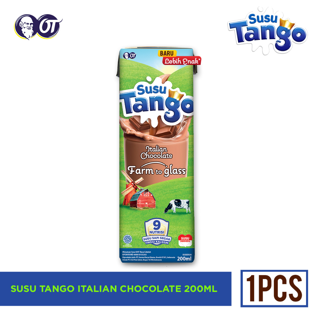 Jual Tango Drink Susu Sapi Segar Uht Jadijuara Ml Chocolate