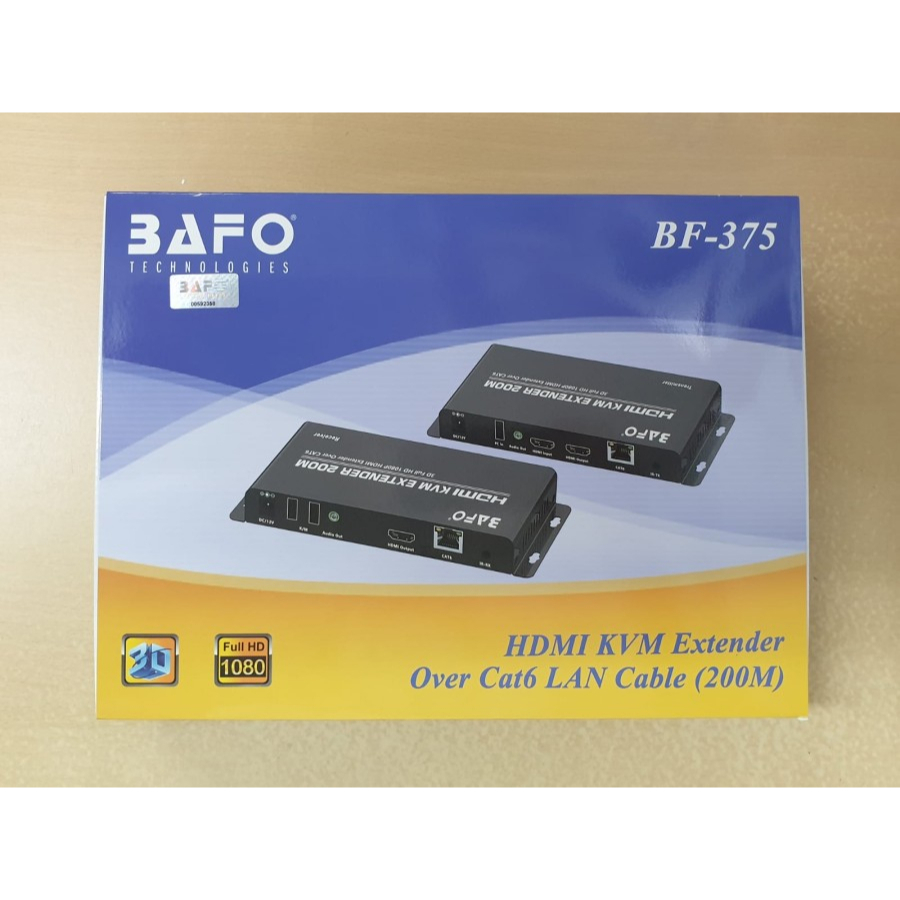 Jual HDMI KVM Extender Over Cat6 Via UTP / Lan Up to 200 Meter BF375