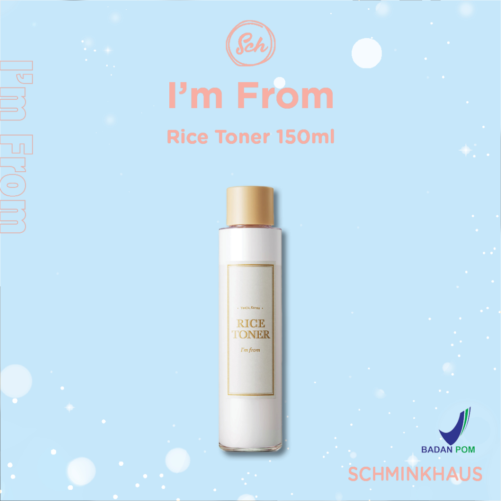 Jual [BPOM] I'M FROM Rice Toner ( 150ml / 30ml ) | Shopee Indonesia