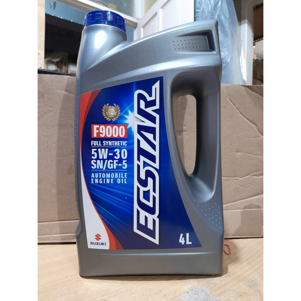 Jual OLI MOBIL ECSTAR F9000 5W 30 SN GF 5 4 LITER Shopee Indonesia