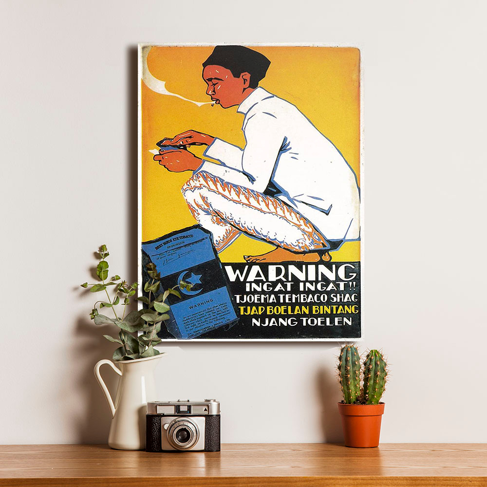 Jual Poster Iklan Jadul Jaman Dulu Lucu Tembaco Shag Tjap Boelan