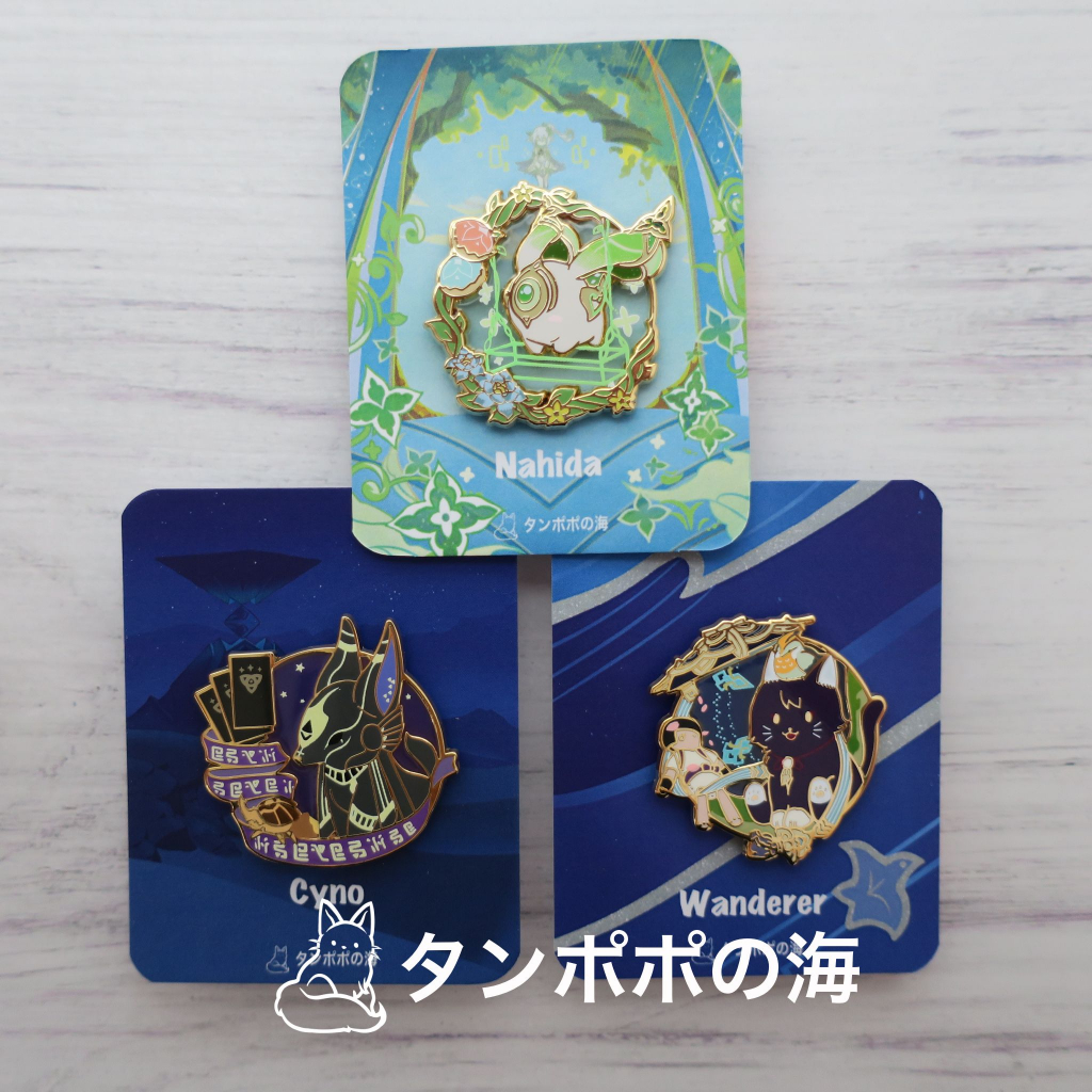 Jual Genshin Impact - Cyno Nahida Wanderer enamel pin by Tanpopo no Umi ...