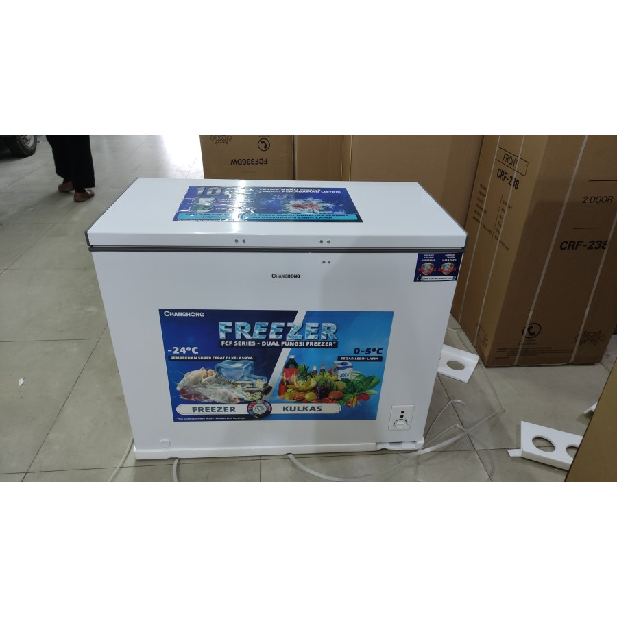 Jual FREEZER BOX CHEST FREEZER CHANGHONG fcf 336 w fcf336 300liter