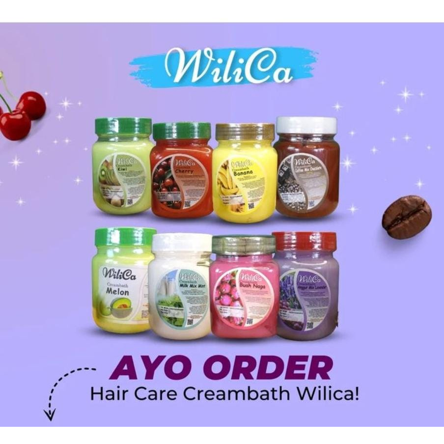 Jual WILICA CREAMBATH RAMBUT | 200GR] [BPOM] Hair Mask Creambath Ala ...