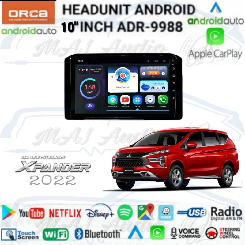 Jual Head Unit Android ORCA CP 10 inch OEM New Expander 2022 Up Voice ...
