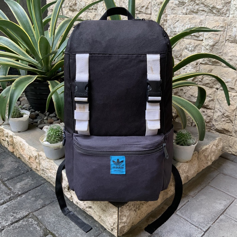 Jual ADIDAS TREFOIL BP CAMPUS BACKPACK GREY BLACK Shopee Indonesia