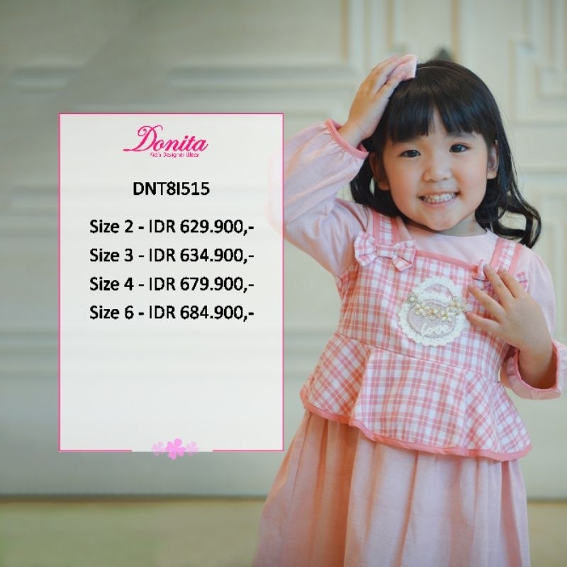 Jual BAJU MUSLIM ANAK BRAND DONITA KODE 8I515 Shopee Indonesia