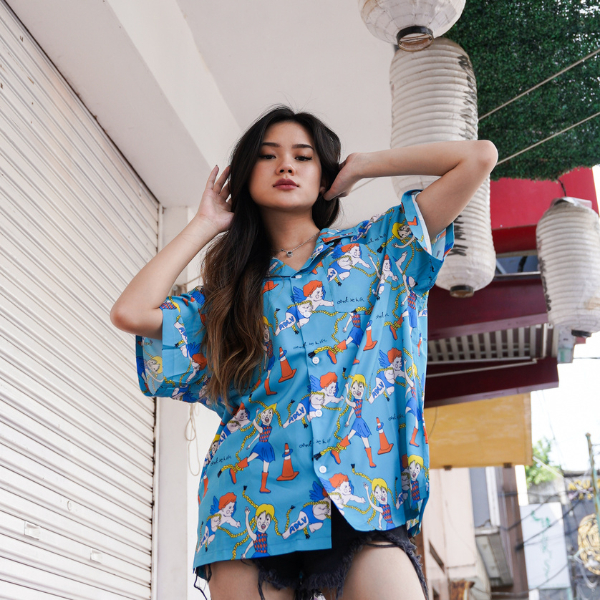 Jual Acme De La Vie ADLV Angel Character Pattern Shirts 100% Original ...