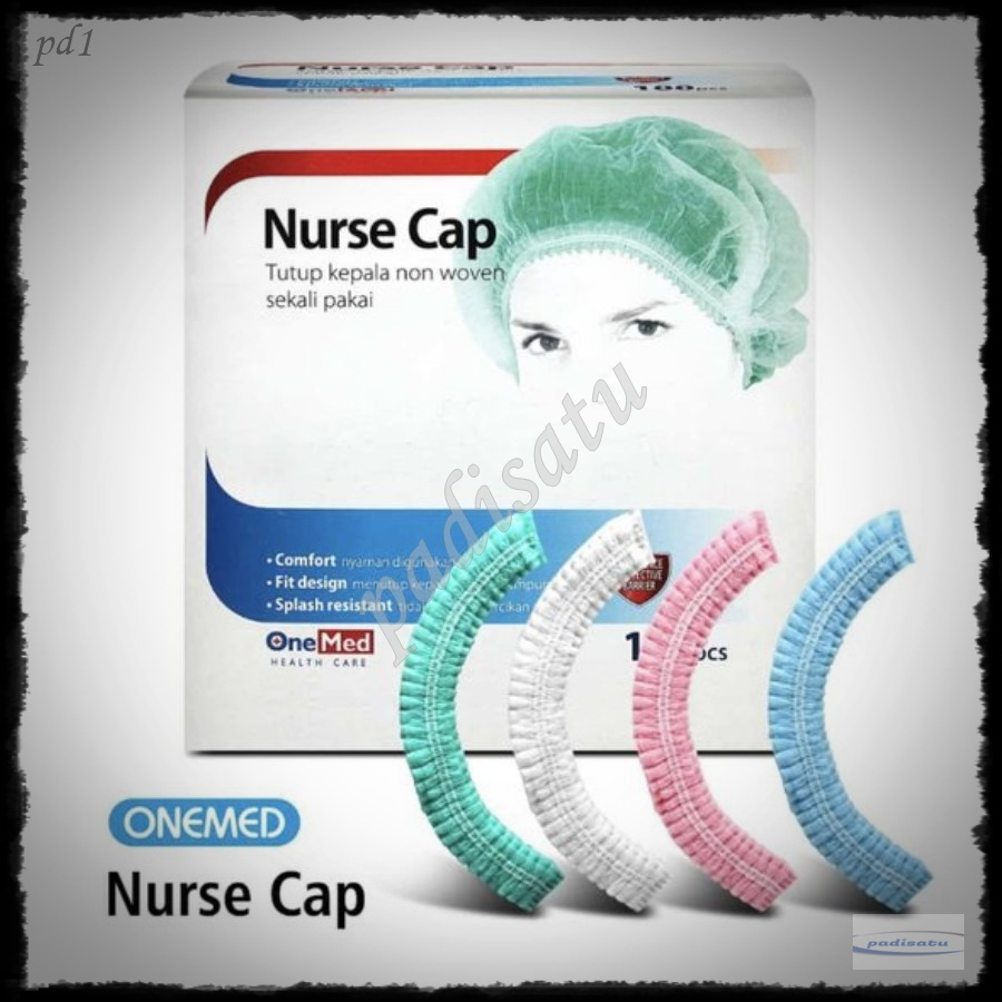 Jual Nurse Cap Hair Cap Hair Net Shower Cap Pelindung Rambut Penutup ...