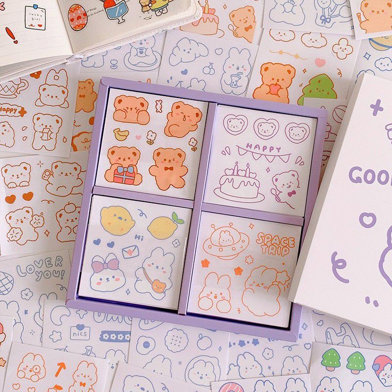 Jual Sticker 2D Aesthetic Mini PVC Korean Style | Shopee Indonesia