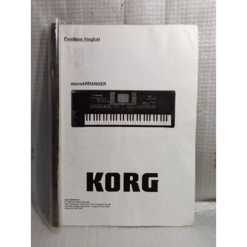 Jual BUKU PANDUAN SINGKAT MICROARRANGER Shopee Indonesia