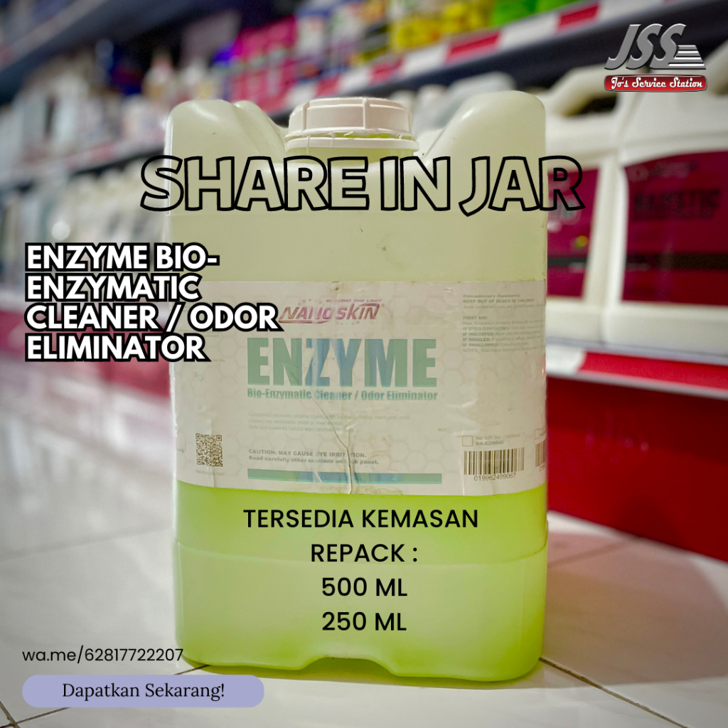 Jual Nano Skin ENZYME BIOENZYMATIC CLEANER / ODOR ELIMINATOR repack