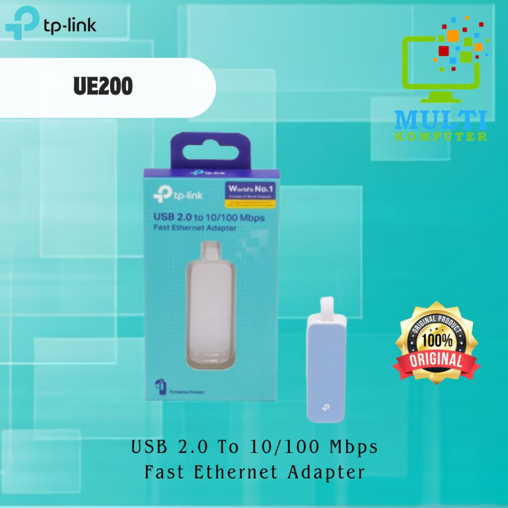 Jual USB Lan TPLink UE200 USB 2.0 to LAN Network