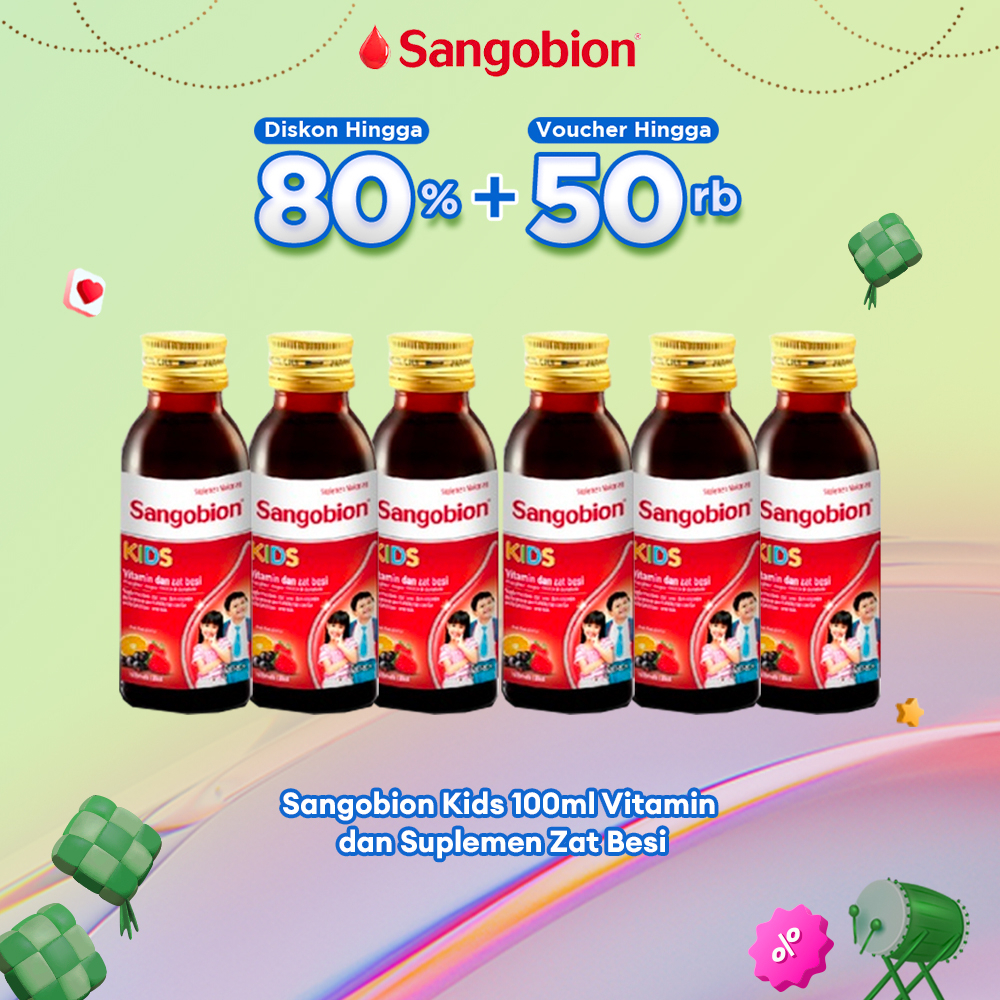 Jual Sangobion Kids 100ml Vitamin dan Suplemen Zat Besi | Shopee Indonesia
