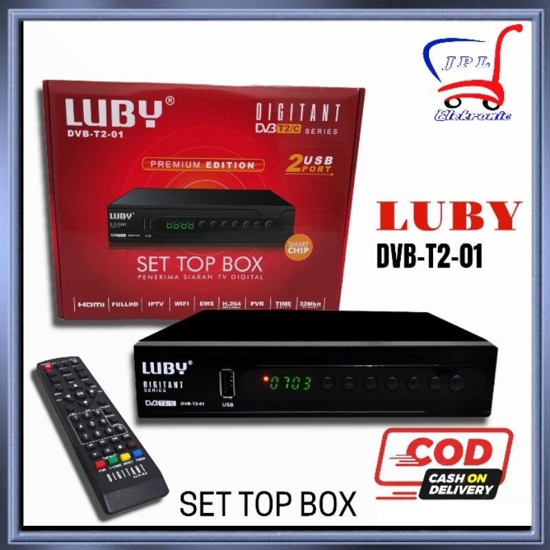 Jual Set Top Box Luby Dvb Stb Digital Luby Alat Penerima Siaran Digital Tv Dengan Siaran