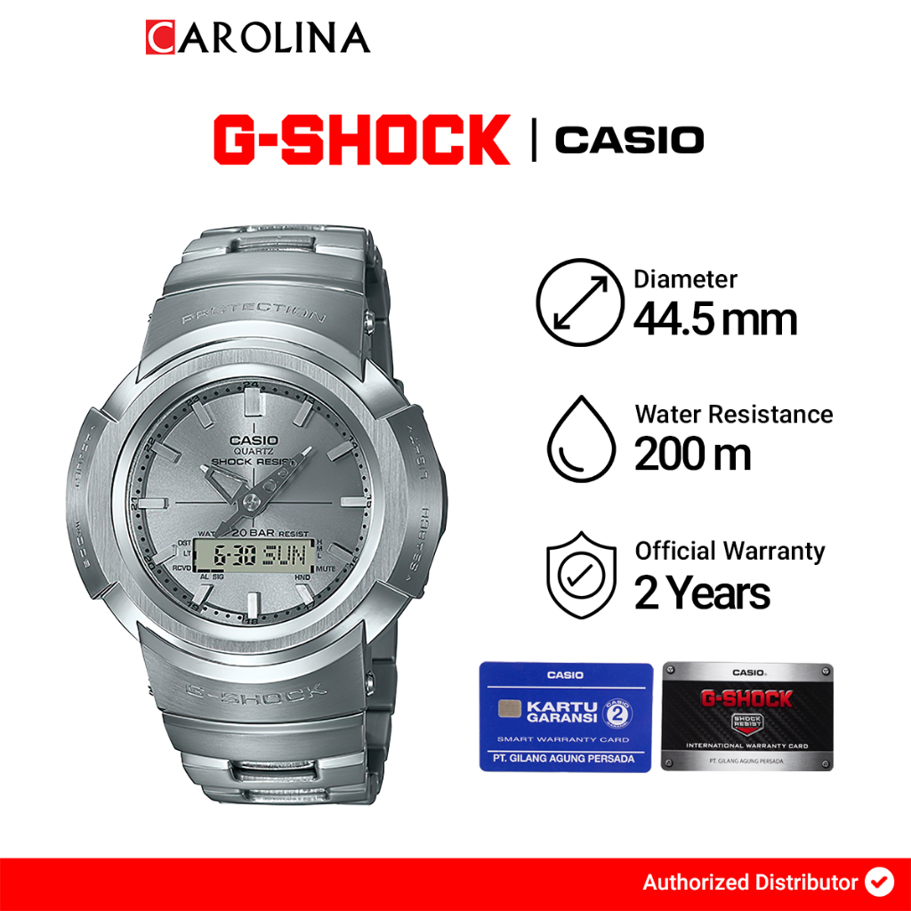 Jual Jam Tangan Pria Casio GShock AWM500D1A8 Full Metal Tough Solar