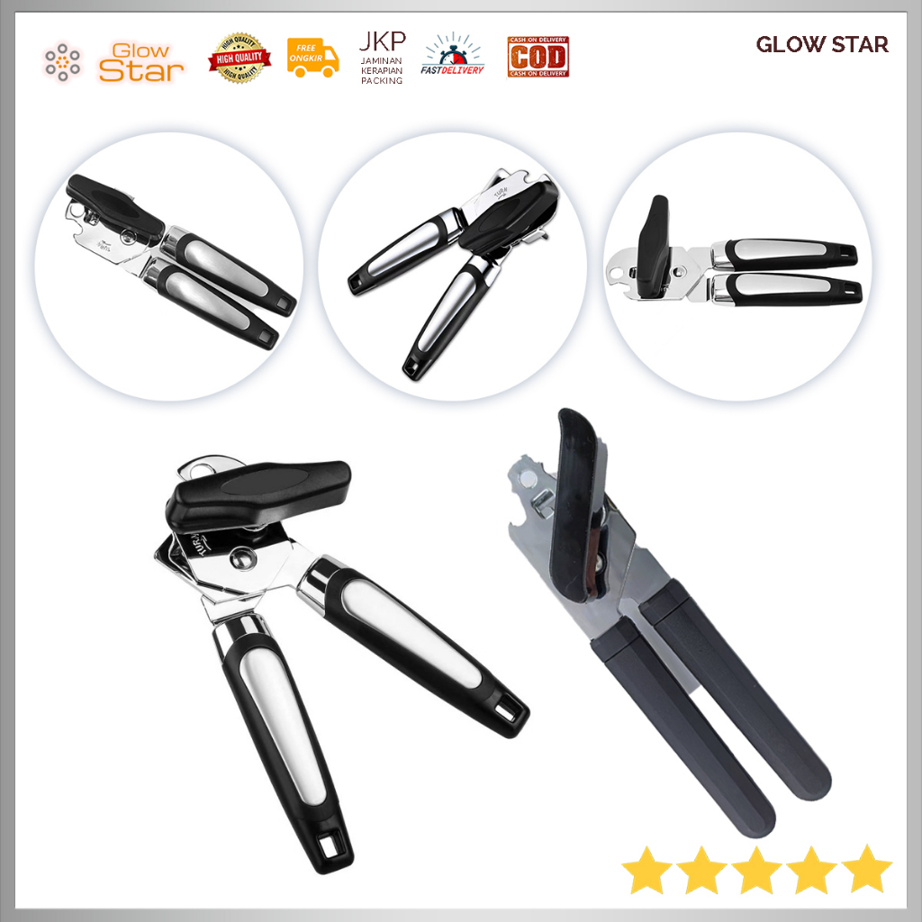 Jual Pembuka tutup kaleng can opener Tebal stainless steel anti karat ...